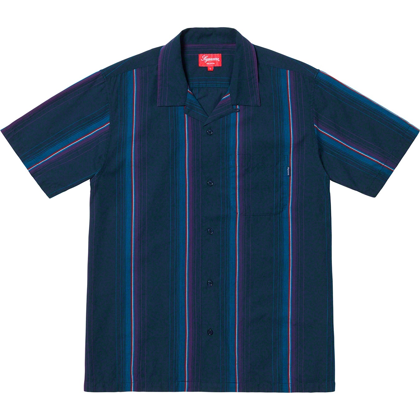 Vertical Stripe S/S Shirt view 4